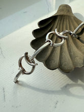 Load image into Gallery viewer, Chunky Solid Sterling Silver Horsebit Bracelet
