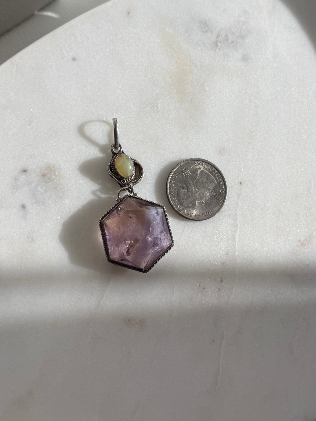 Ametrine Sterling Silver Pendant
