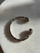 Load image into Gallery viewer, Lion Head Viking Sterling Cuff Bracelet
