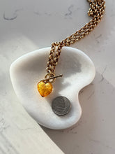 Load image into Gallery viewer, Gold Vermeil Toggle Clasp Necklace 18”
