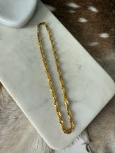 Load image into Gallery viewer, Gold Vermeil Twisted Chain
