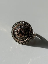 Load image into Gallery viewer, Antique Two-Tone Marcasite Ring Size 7.25
