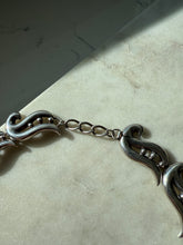 Load image into Gallery viewer, Vintage Mexican Sterling Silver Collar Necklace 15”
