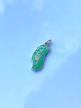 Load image into Gallery viewer, California Enamel Sterling Silver Pendant
