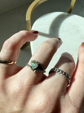 Load image into Gallery viewer, Opal Heart Sterling Silver Ring Size 6
