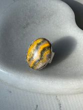 Load image into Gallery viewer, Vintage Jasper Sterling Silver Ring Size 6.75
