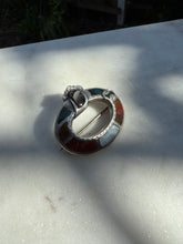Load image into Gallery viewer, Antique Sterling Scottish Agate Brooch
