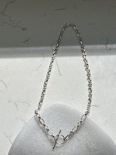 Load image into Gallery viewer, Toggle Clasp Sterling Silver Chain 16”
