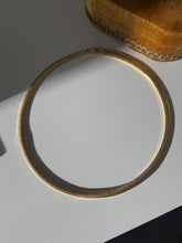 Load image into Gallery viewer, Gold Vermeil Omega Collar Necklace 18”
