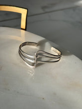 Load image into Gallery viewer, Vintage Solid Sterling Silver Cuff Bracelet
