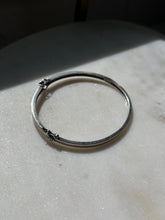Load image into Gallery viewer, Amethyst Sterling Silver Bangle Bracelet

