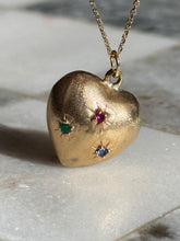 Load image into Gallery viewer, Vintage 1960s Solid 14k Gold Starburst Heart
