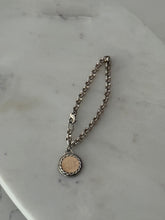 Load image into Gallery viewer, Vintage Sterling Silver &amp; 14k Gold Bracelet 7”
