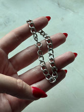 Load image into Gallery viewer, Midcentury Sterling Silver Cuban Curb Link Bracelet 7.25”
