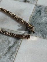 Load image into Gallery viewer, Italian Gold Vermeil V Necklace 15.5”
