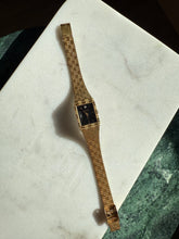 Load image into Gallery viewer, Pierre Cardin Gold Tone Black Face Watch
