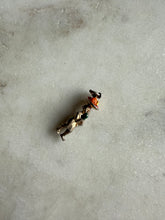 Load image into Gallery viewer, Enamel Woman w/ Fruit Basket Sterling Silver Charm
