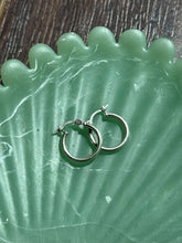 Load image into Gallery viewer, Vintage Mini Sterling Hoops
