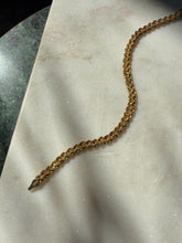 Load image into Gallery viewer, Double Rope Gold Vermeil Bracelet 7.5”
