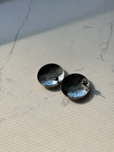 Load image into Gallery viewer, Vintage Bull Riding Sterling Silver Disc Earrings

