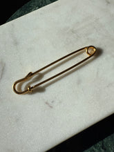 Load image into Gallery viewer, Jumbo Goldtone Safety Pin
