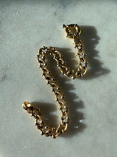 Load image into Gallery viewer, Vintage 14k Gold Bracelet w/ Sailor Bolt Clasp 7.25”
