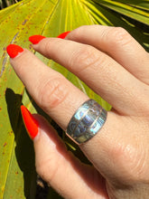 Load image into Gallery viewer, Abalone Sterling Silver Ring Size 8

