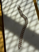 Load image into Gallery viewer, Napier Sterling Silver Sister Hook Clasp Chunky Cuban Curb Link Bracelet 7.75”
