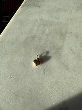 Load image into Gallery viewer, Vintage 10k Gold Mini Puffy Heart Charm

