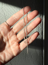 Load image into Gallery viewer, Italian Micro Cable Link Sterling Silver Dainty Bracelet 8”
