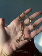 Load image into Gallery viewer, Antique 1919 14k Solid Yellow Gold Watch Chain
