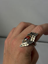 Load image into Gallery viewer, Kentucky Agate Sterling Silver Ring Size 13
