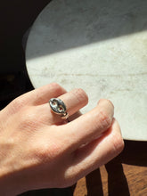Load image into Gallery viewer, Puffy Gucci Mariner Sterling Silver Ring Size 7.25
