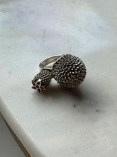 Load image into Gallery viewer, Rare Virginie Carpenter Cactus Sterling Silver Ring Size 4.25
