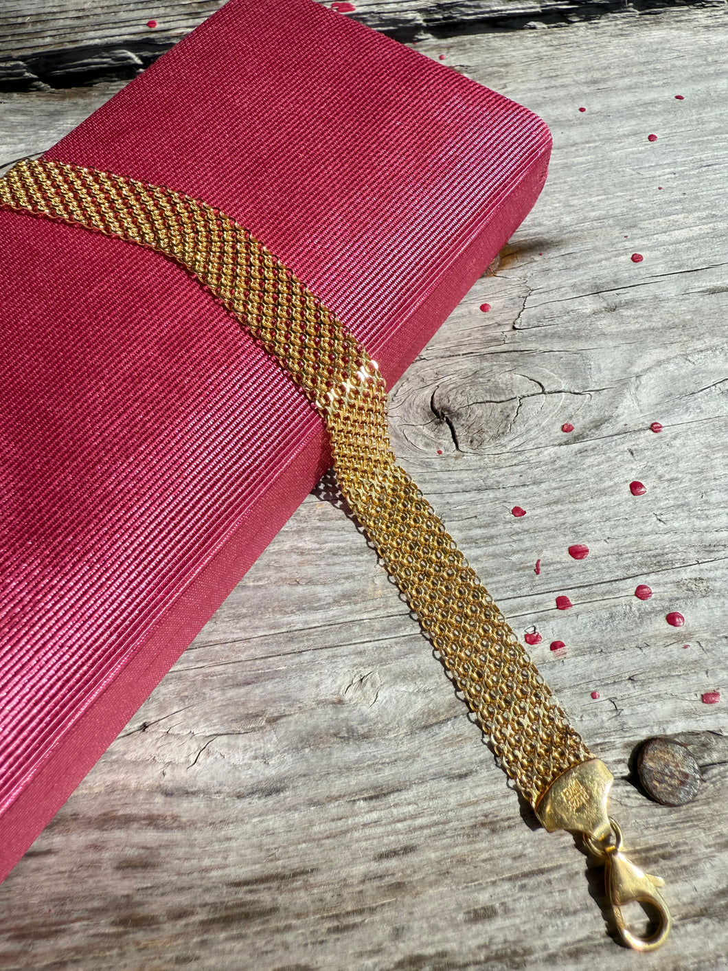 Mesh Gold Vermeil Bracelet 7.5”