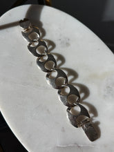 Load image into Gallery viewer, Vintage Mexico Sterling Silver Chunky Thick Width Puffy Mariner Link Bracelet
