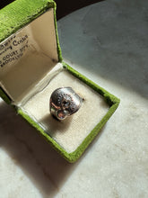 Load image into Gallery viewer, Dangle Heart Sterling Silver Ring Size 7.25
