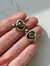Load image into Gallery viewer, Vintage Citrine Sterling Silver Earrings
