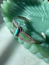 Load image into Gallery viewer, Vintage Bell Trading Turquoise Sterling Silver Cuff Bracelet 6.25”
