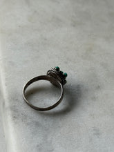 Load image into Gallery viewer, Vintage Sterling Silver Turquoise Ring Size 7
