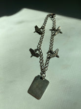 Load image into Gallery viewer, WWII Sweetheart Sterling Silver Charm Bracelet
