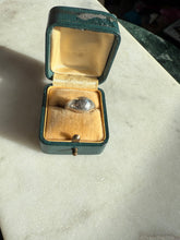 Load image into Gallery viewer, Vintage Etched Sterling Silver Mini Dome Ring Size 5.25
