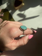 Load image into Gallery viewer, Teal Quartz Sterling Silver Ring
