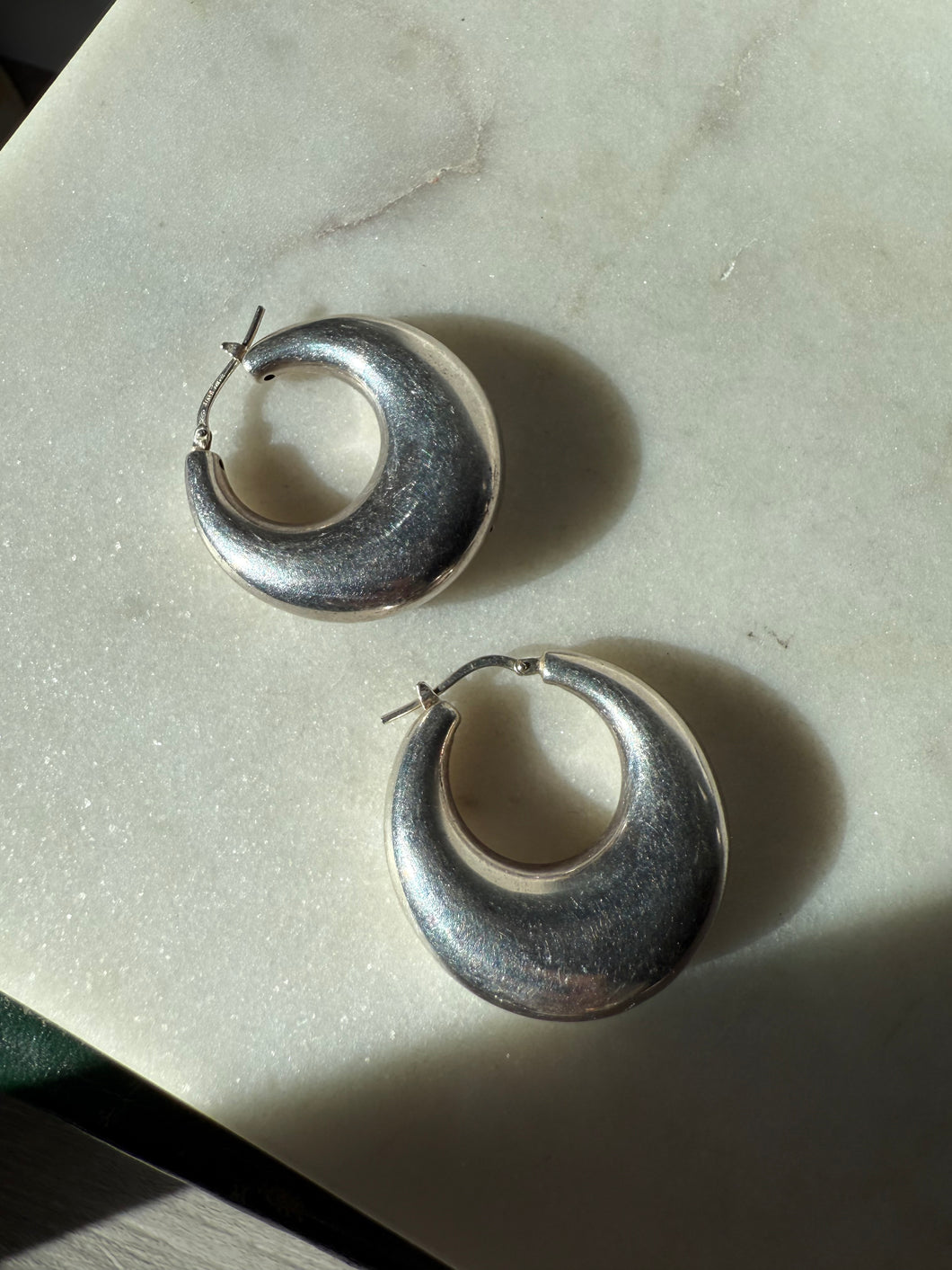 Italian Sterling Silver Hoops