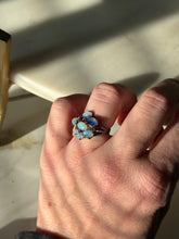 Load image into Gallery viewer, Vintage Opal Sterling Silver Ring Size 5.5
