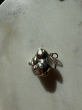 Load image into Gallery viewer, Bunny Sterling Silver 3D Puffy Pendant

