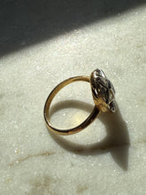 Load image into Gallery viewer, 10k Gold Fill &amp; Sterling Masonic Eastern Star Ring Size 8.25
