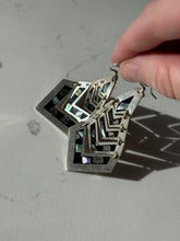 Load image into Gallery viewer, Mexico Vintage Sterling Silver Abalone Earrings
