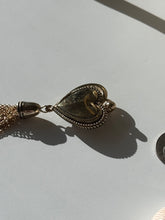 Load image into Gallery viewer, Vintage Chunky Red Tassle Pendant

