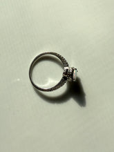 Load image into Gallery viewer, Simulated Opal Sterling Silver Ring Size 9.25
